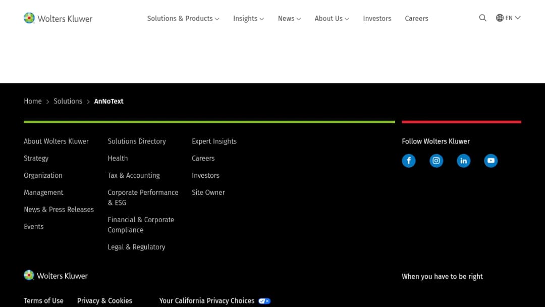 Wolters Kluwer AnNoText - Kanzleisoftware für Anwälte screenshot