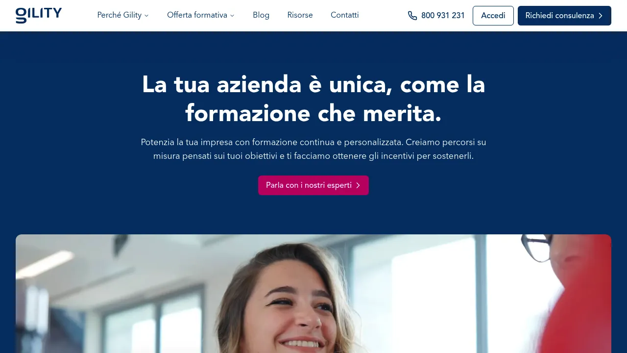 Gility | La formazione per il futuro screenshot