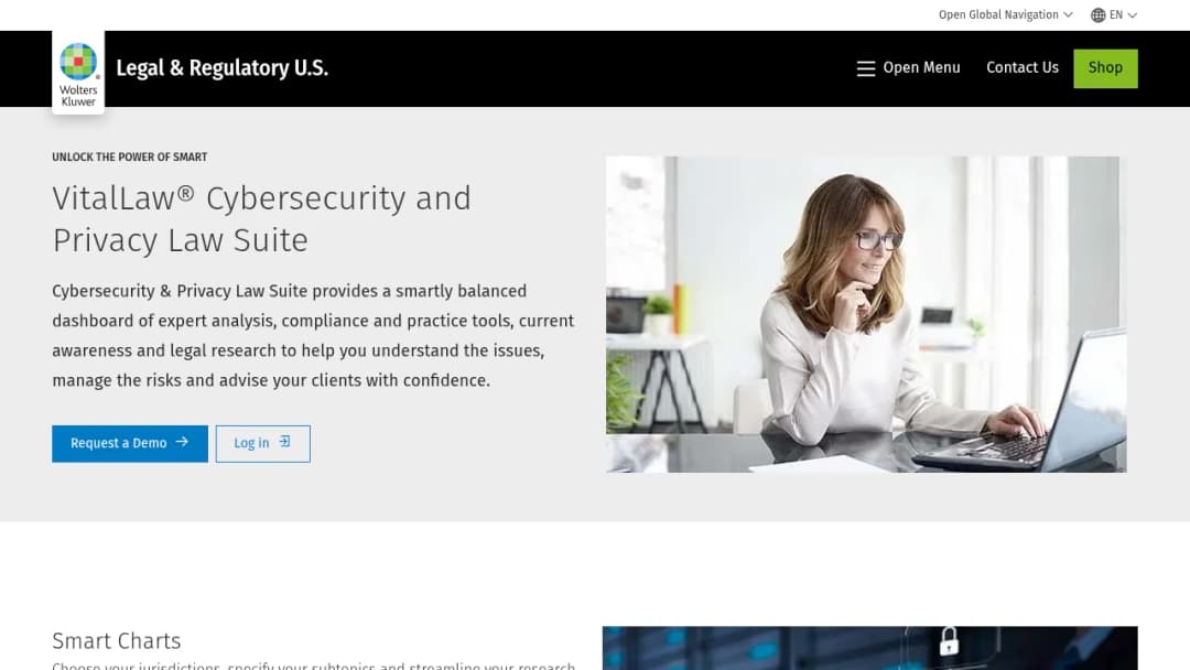 Wolters Kluwer VitalLaw® Cybersecurity and Privacy Law Suite screenshot