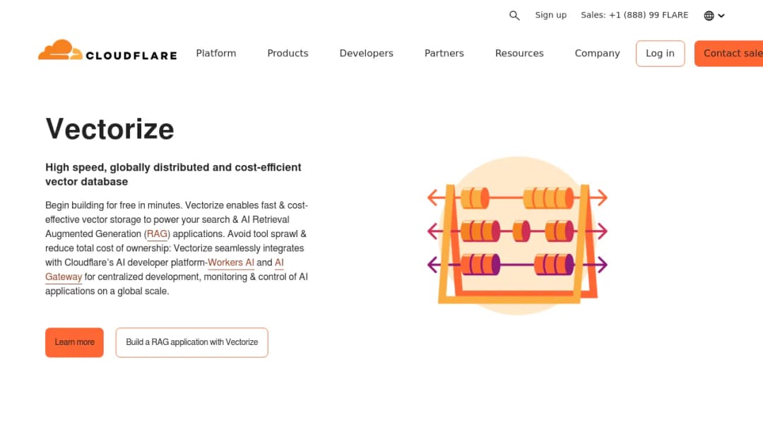 Cloudflare Vectorize screenshot