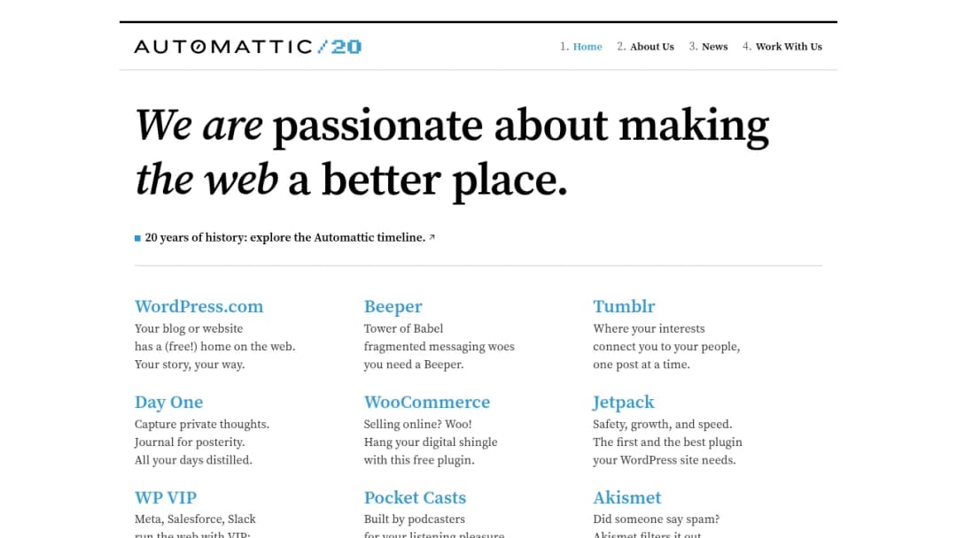 Automattic screenshot