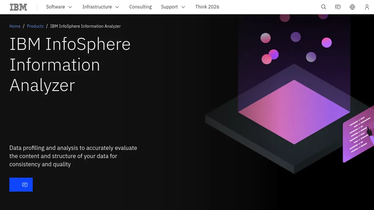 IBM Infosphere Information Analyzer screenshot