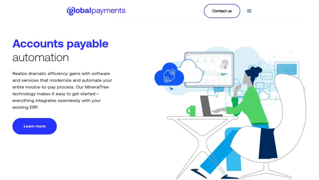 Global Payments B2B Accounts Payable screenshot