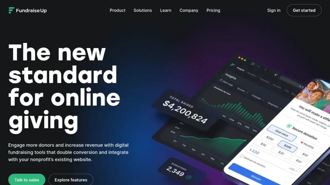 Fundraise Up screenshot