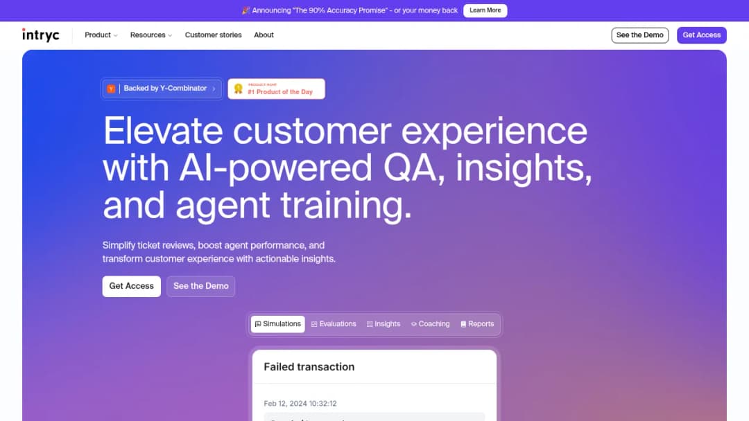 Intryc screenshot