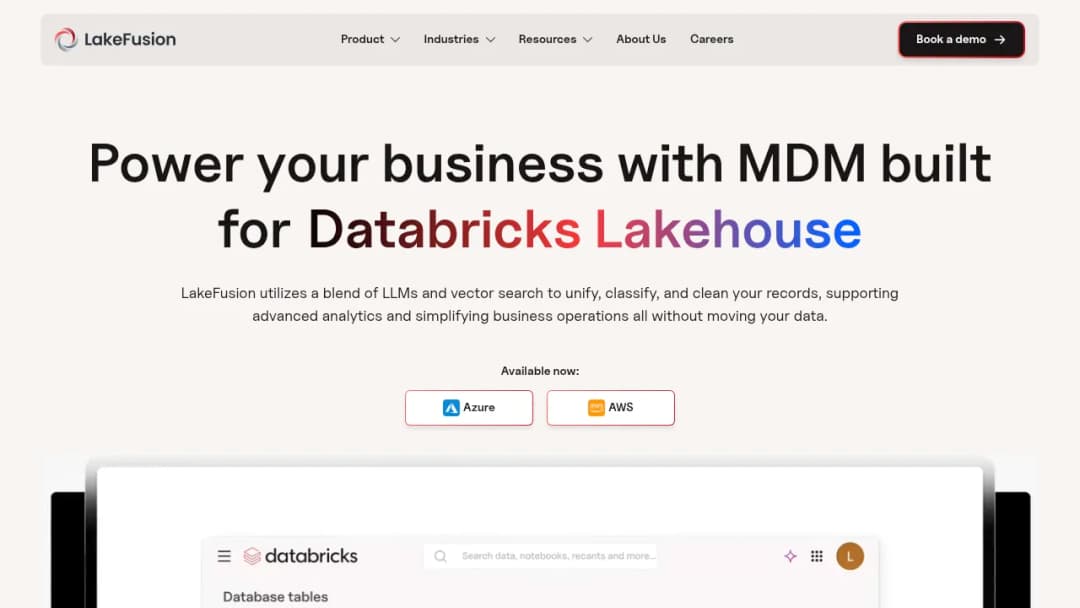 LakeFusion screenshot