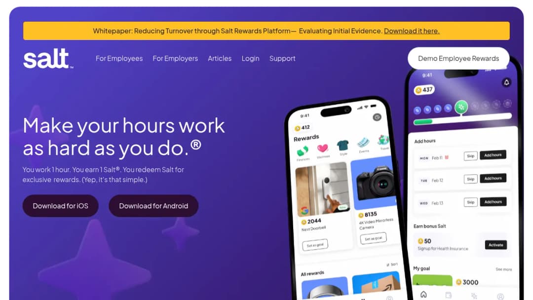 Salt Labs, a Chime Company screenshot