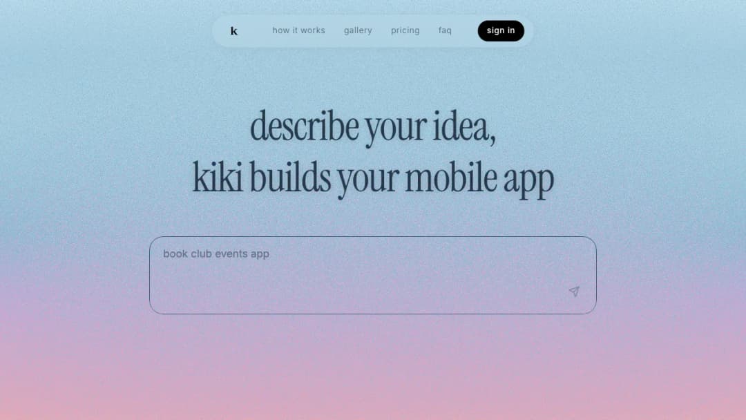 Kiki screenshot
