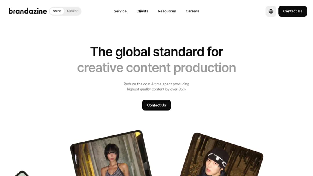 Brandazine screenshot