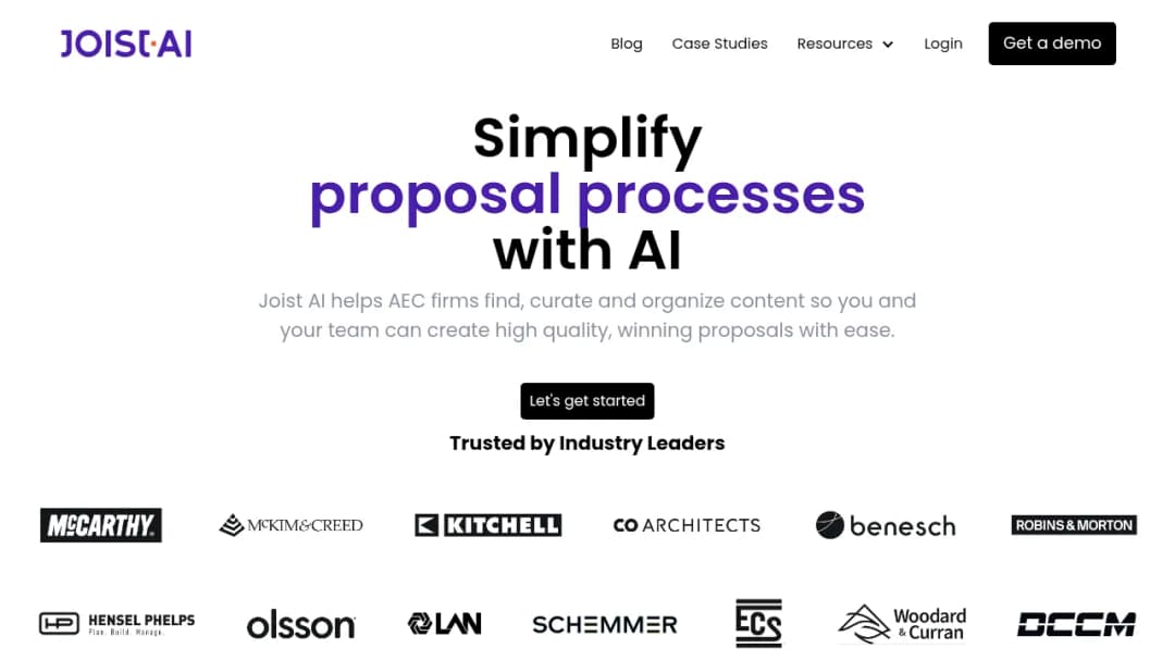 Joist AI screenshot