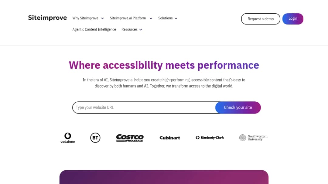 Siteimprove screenshot