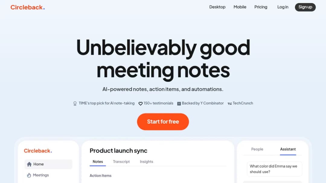 Circleback screenshot