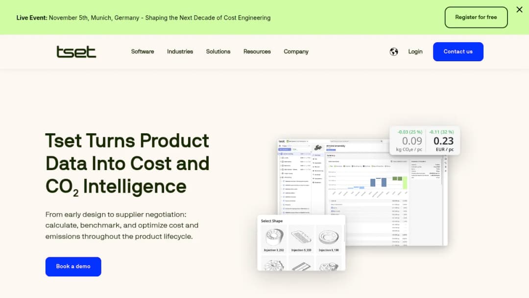 Tset Software screenshot
