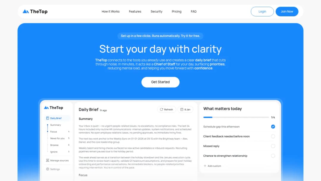 TheTop screenshot