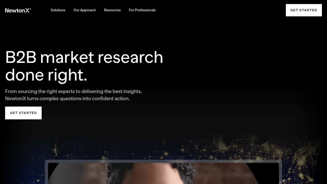 NewtonX screenshot