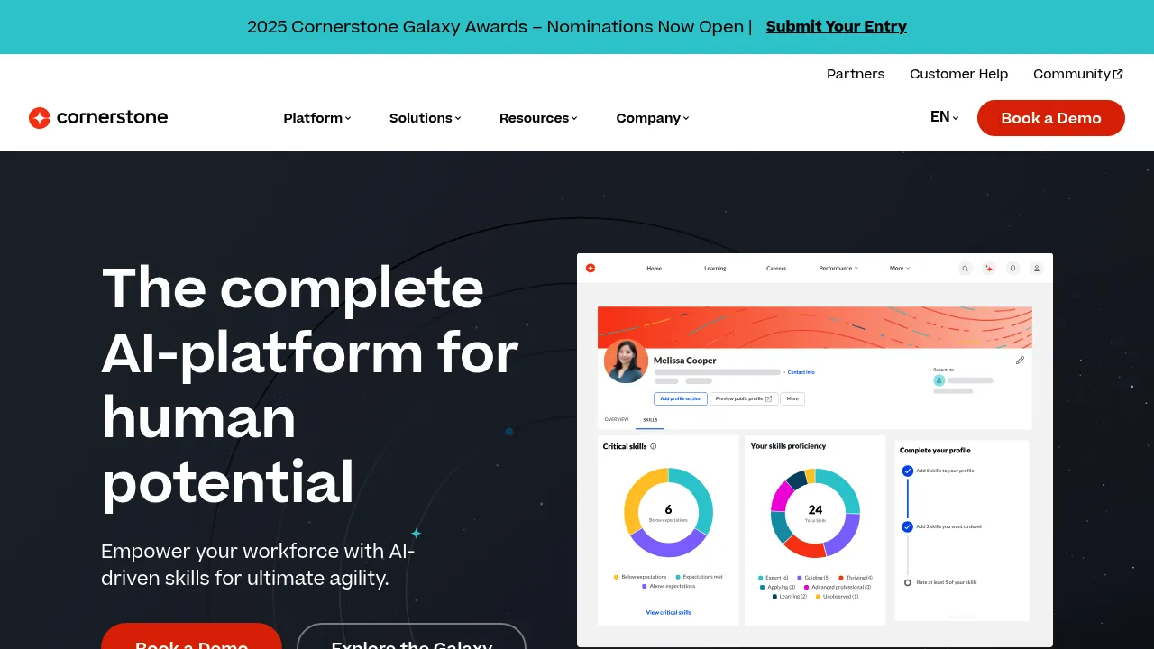 Saba Software Canada screenshot