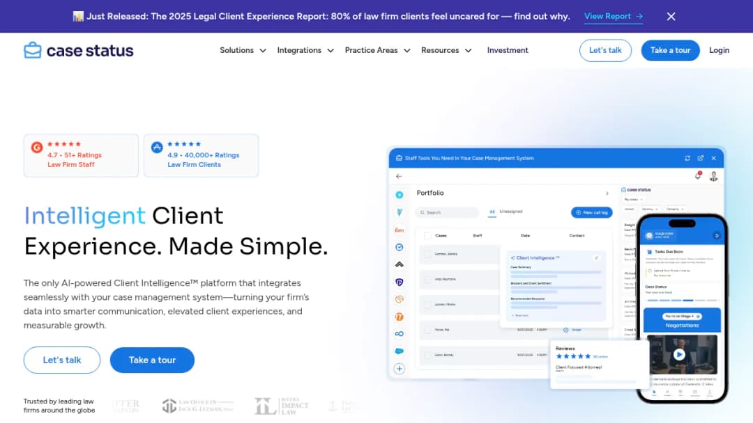 Case Status screenshot