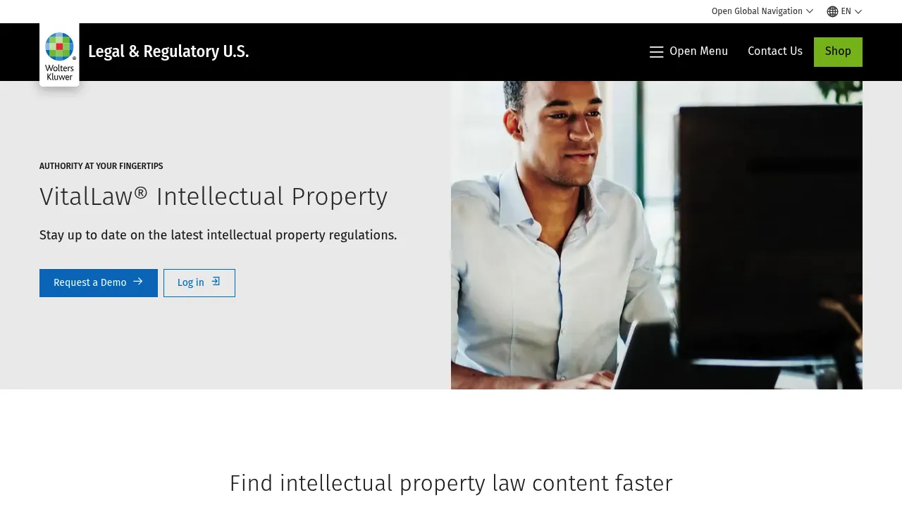 Wolters Kluwer VitalLaw® Intellectual Property screenshot