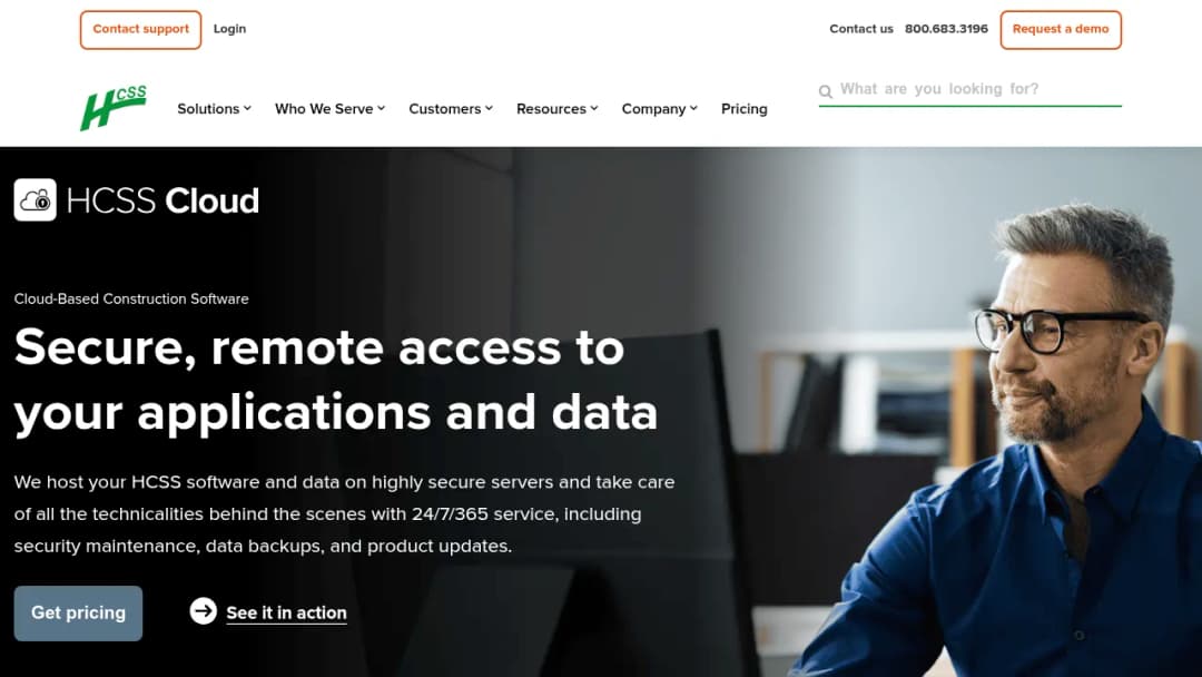HCSS Cloud Hosting screenshot