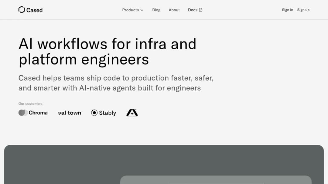 Cased screenshot