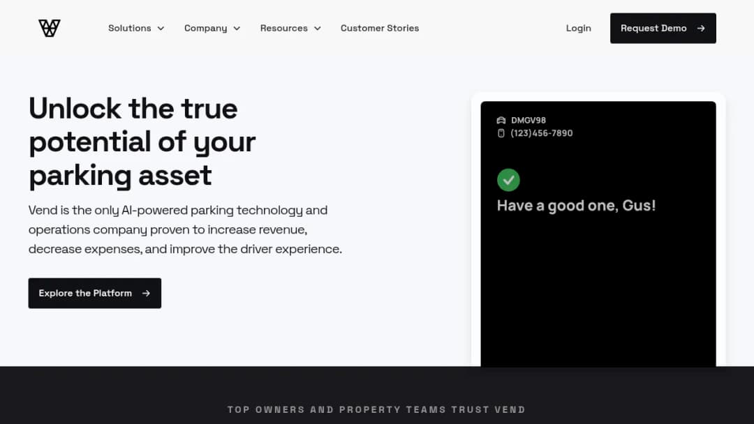 Vend Park screenshot