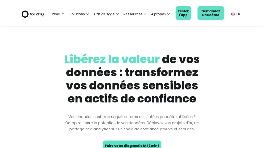 Octopize screenshot
