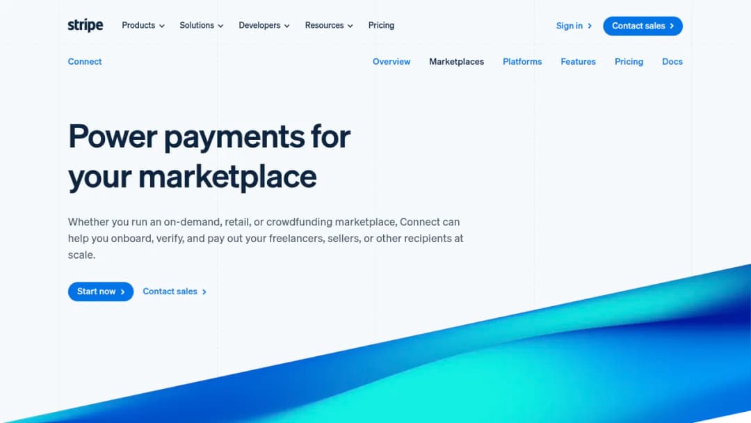 Stripe Payouts screenshot