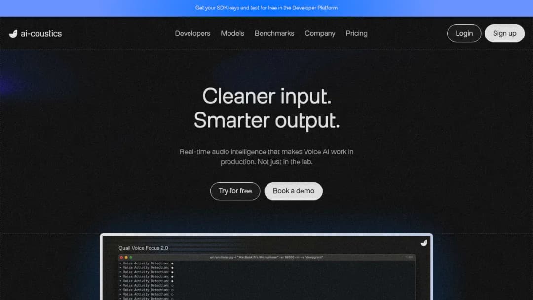 ai-coustics screenshot