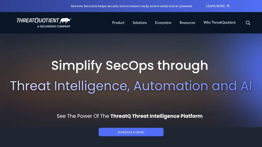 Threatquotient screenshot
