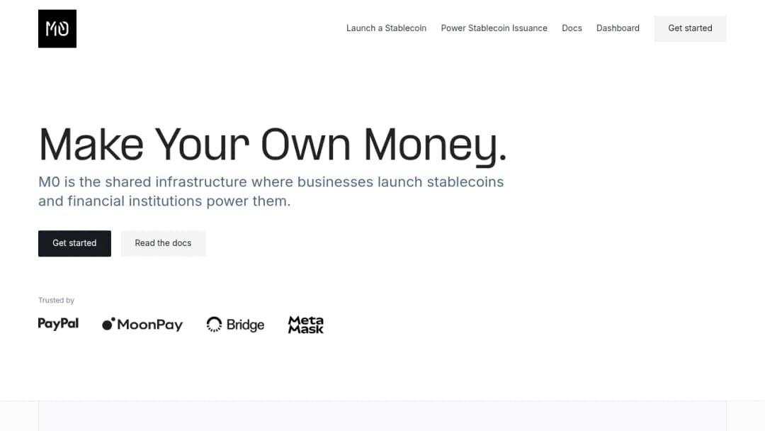 M^0 Labs screenshot
