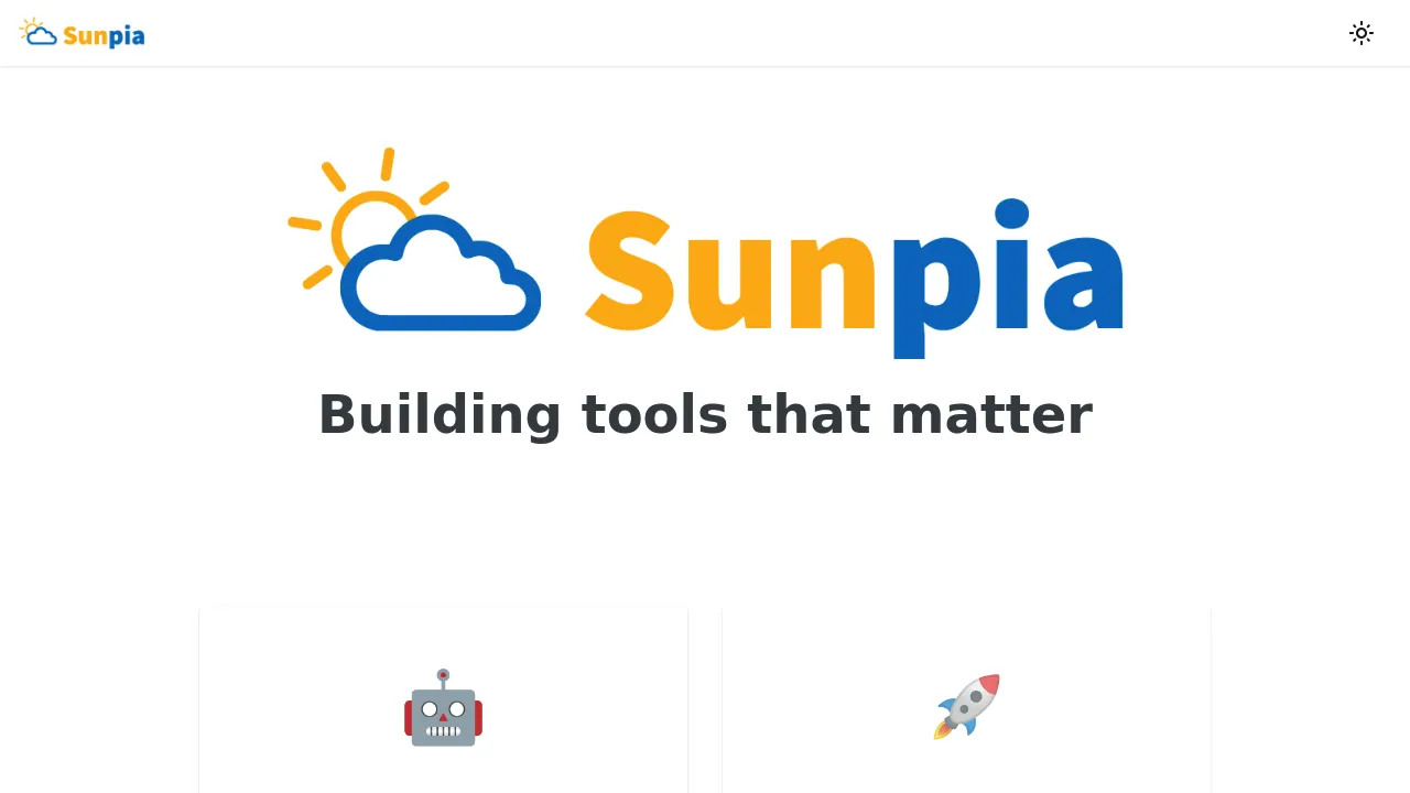 Sunpia screenshot