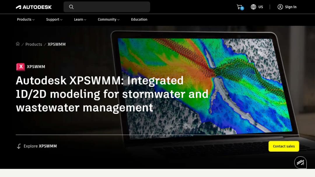 Autodesk XPSWMM screenshot