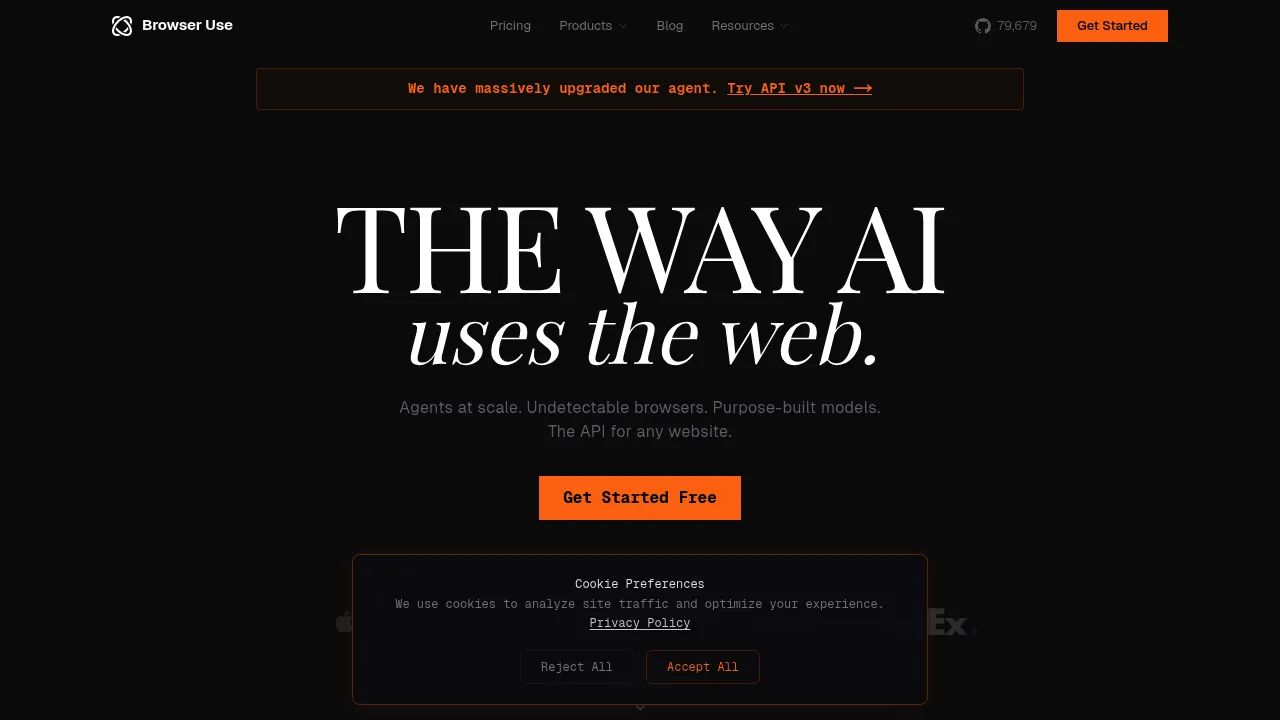 Browser Use screenshot