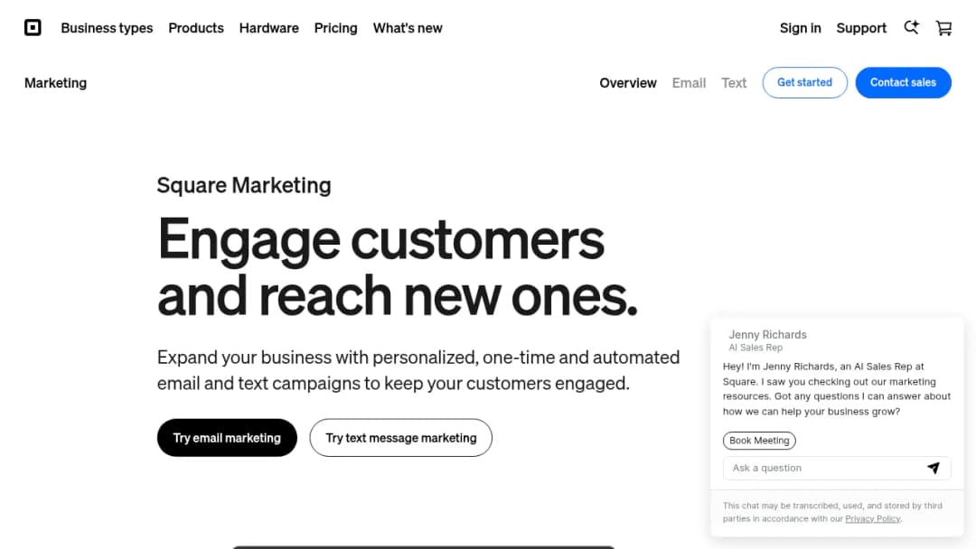 Square Marketing screenshot