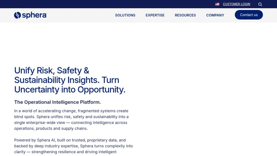Sphera Solutions screenshot