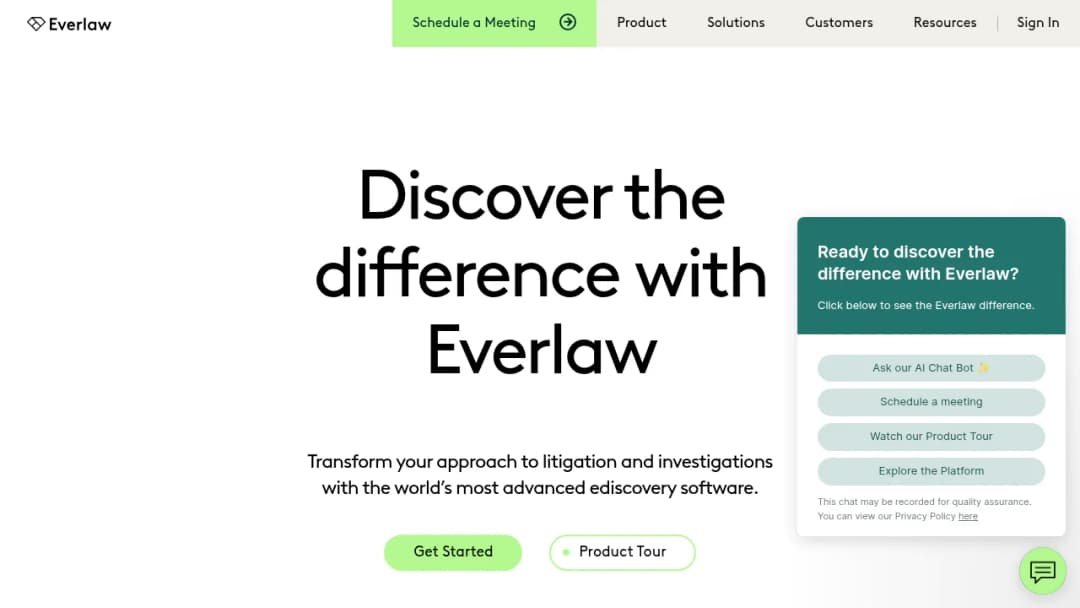 Everlaw screenshot