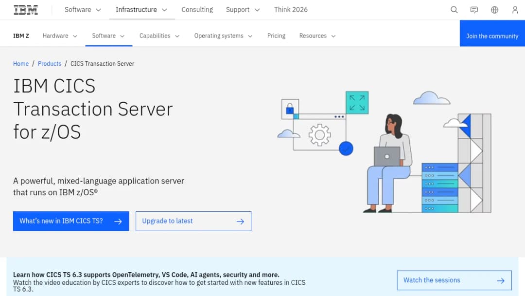 IBM Cics Transaction Server screenshot