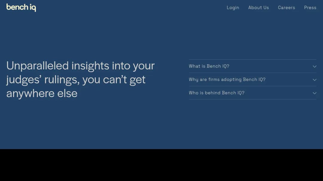 Bench IQ screenshot
