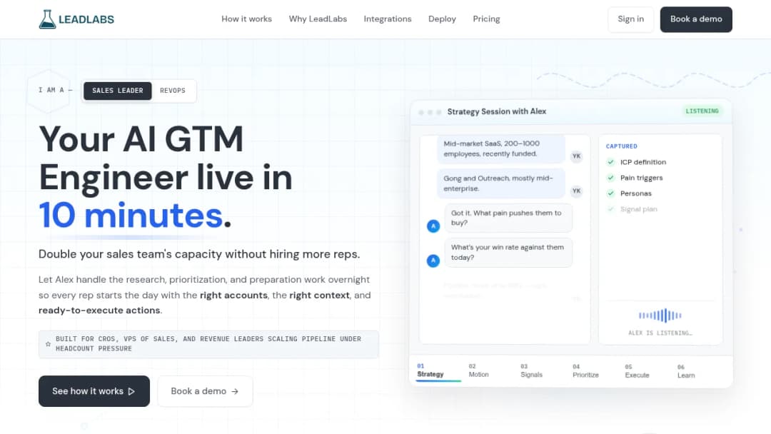 LeadLabs App screenshot