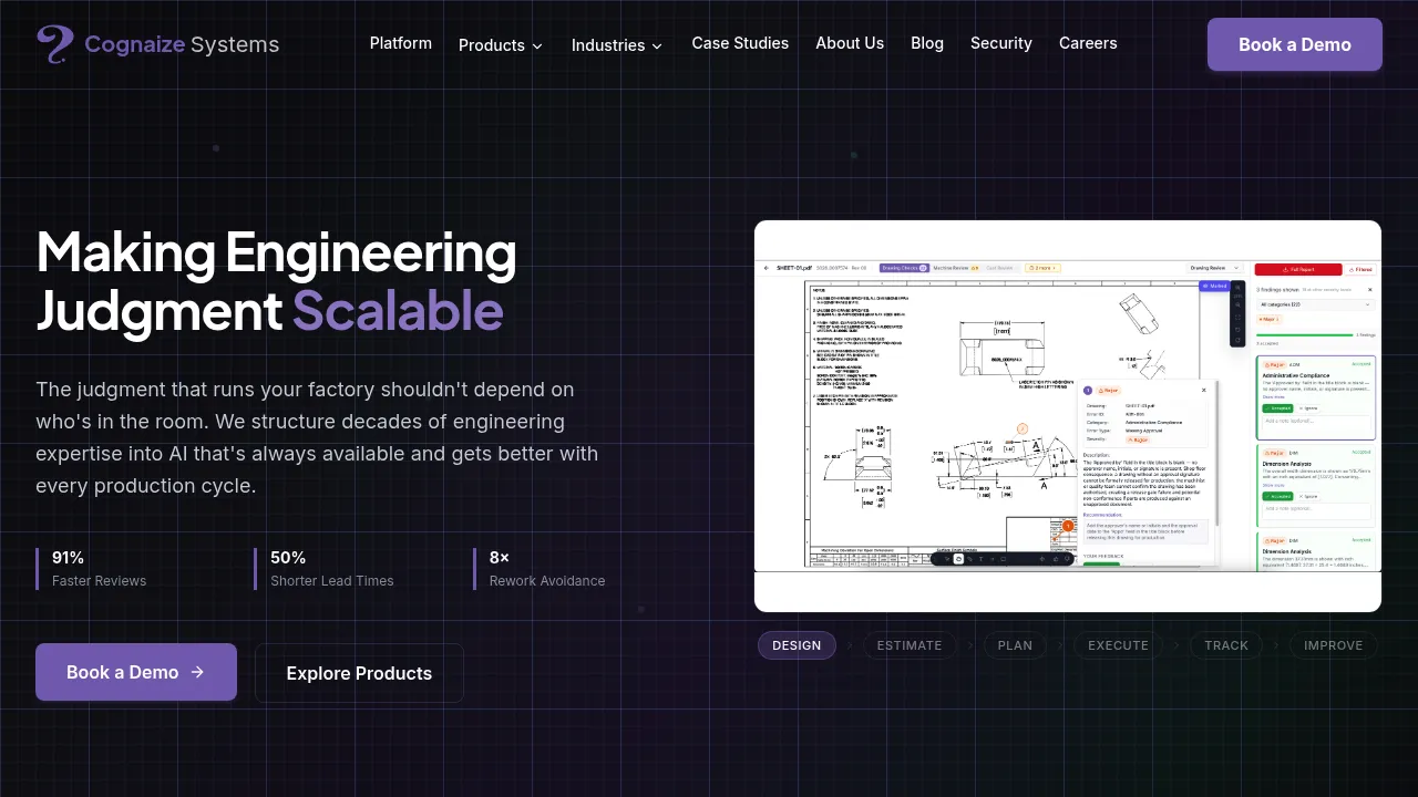 Cognaize Systems screenshot