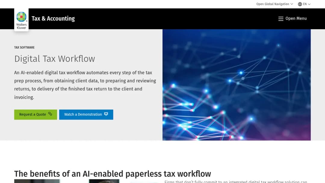 Wolters Kluwer CCH® eSign screenshot