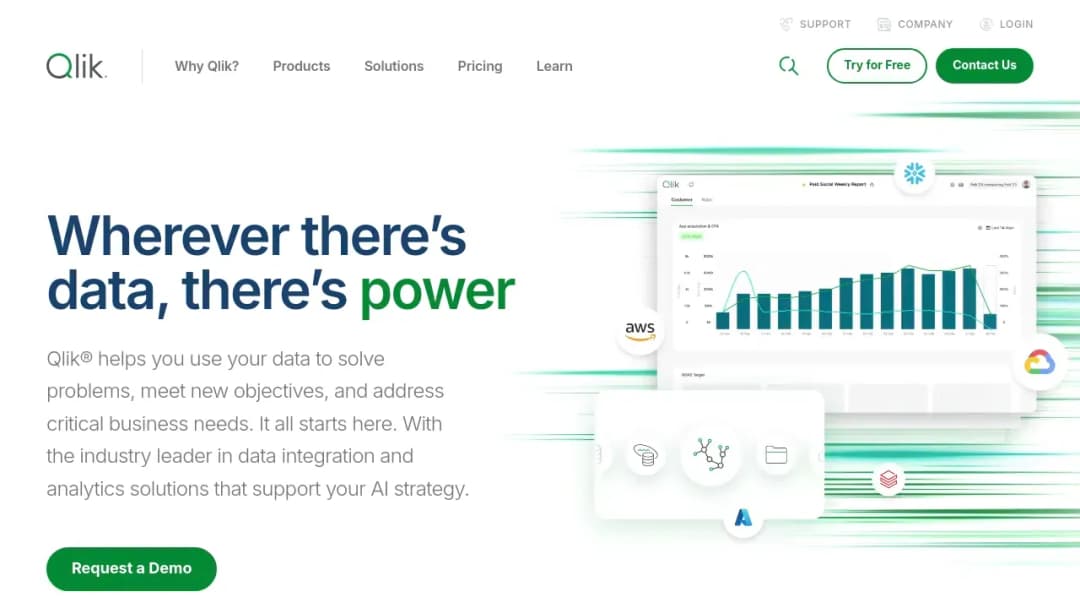 Qlik screenshot