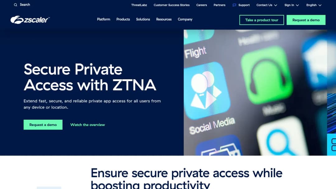 Zscaler Private Access screenshot