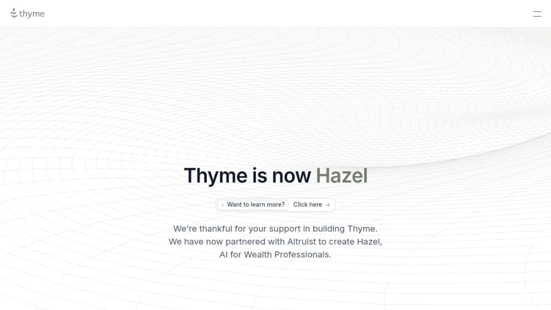 Thyme screenshot