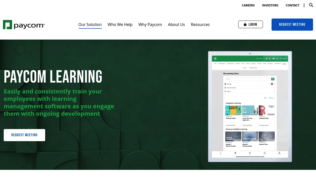Paycom Learning screenshot