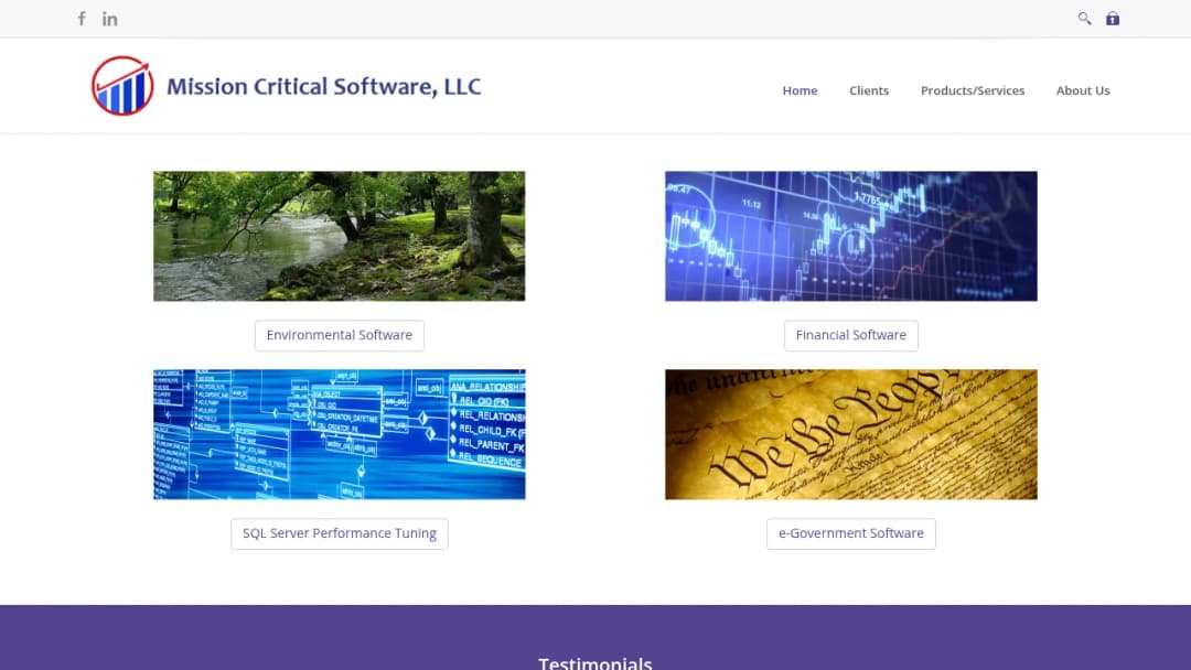 Mission Critical Software screenshot