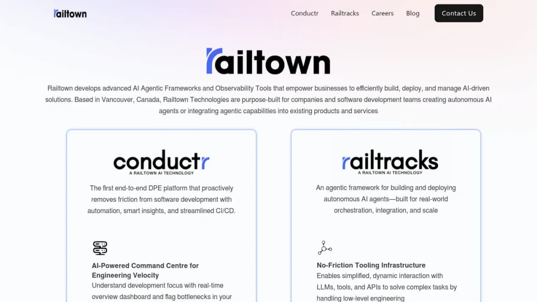 Railtown AI Technologies screenshot