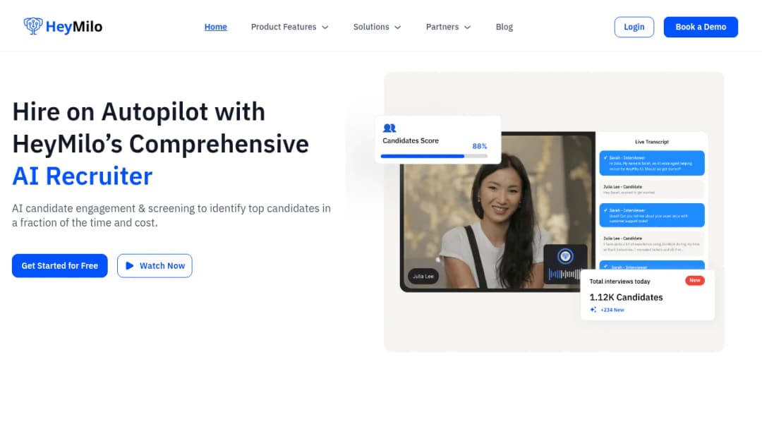 HeyMilo AI screenshot