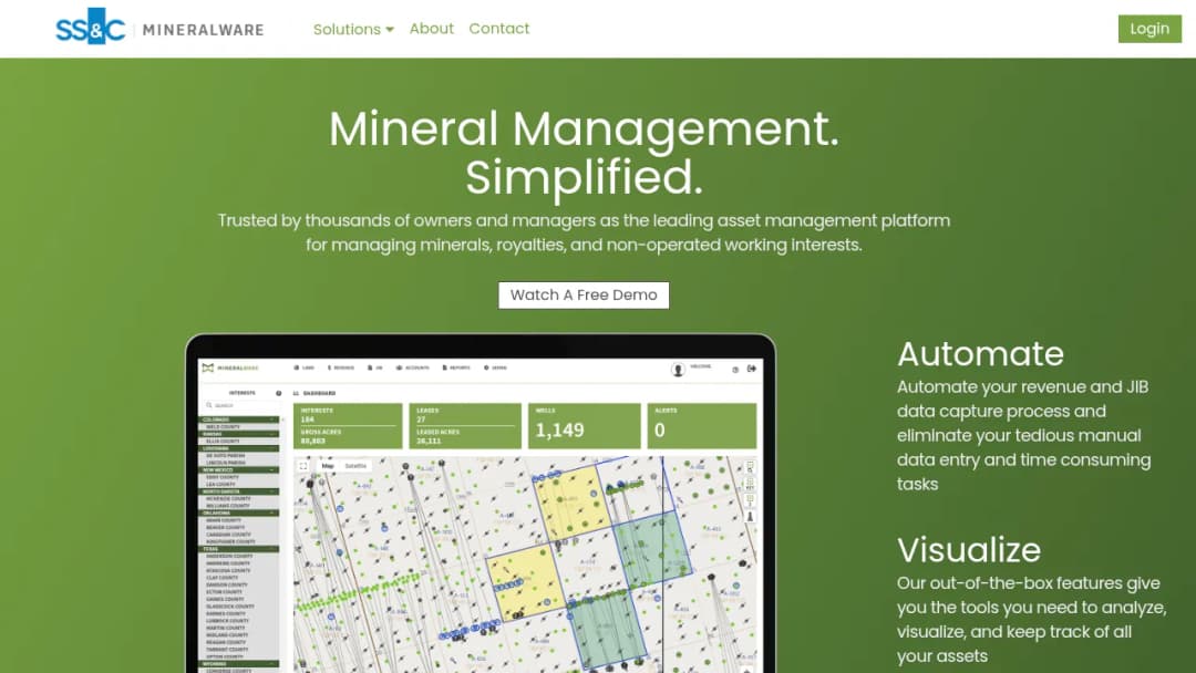 MineralWare screenshot