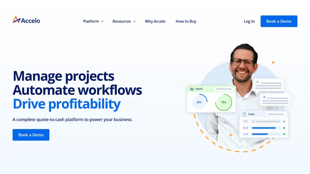 Accelo screenshot